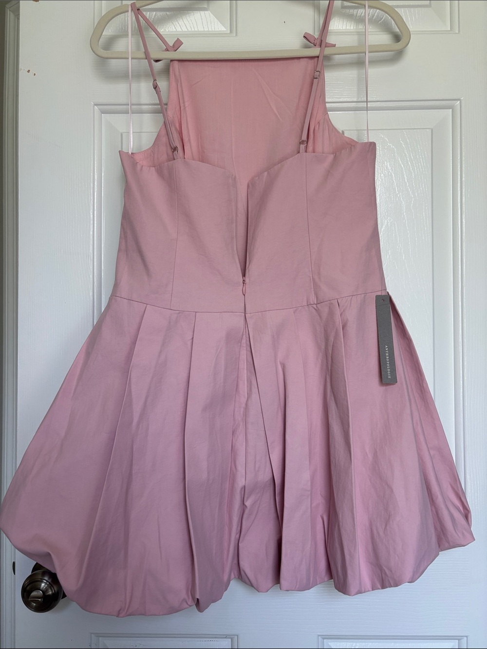 NWT Anthropologie ASTR The Label Tionna Sleeveless Bubble Mini Dress size M PINK - Picture 11 of 12